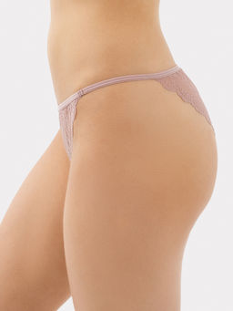 Цена за 2 штуки! Трусы женские слипы в светло-коричневом цвете кофейная роза1 412432 - Mark formelle фото 5