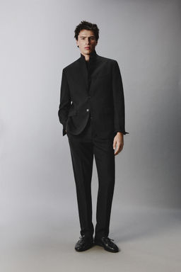 WOOL SUIT TROUSERS