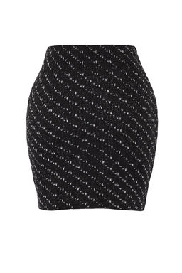 Siyah Limited Edition Simli Vucudu Saran Mini Etek TWOAW26ET00082 - Trendyolmilla фото 6