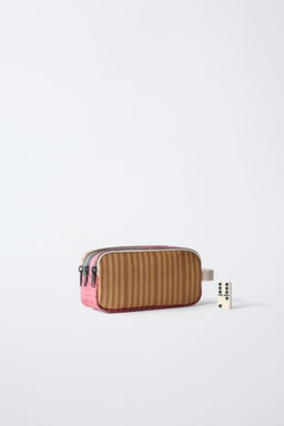 MULTICOLOURED STRIPE PENCIL CASE - Zara фото 5