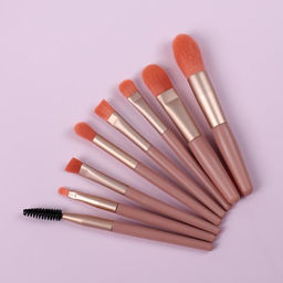 Набор кистей для макияжа Pastel, 8 предметов, PVC-чехол, цвет МИКС - Queen fair фото 6