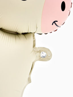 Цена за 2 шт. Воздушный шар фольгированный 3D 25" "Лошадка" цвет кремовый, под воздух