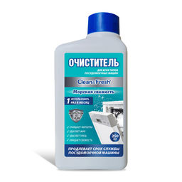 Очиститель для ПММ двухфазный Clean&Fresh 250 мл Морская свежесть - Clean fresh фото 2