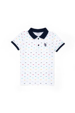 Белая футболка с воротником-поло для мальчика Неожиданная скидка в корзине - U.s. polo assn фото 2