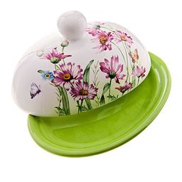 26248 Маслёнка с крышкой Цветы LR (х24) - Mayer&boch фото 2