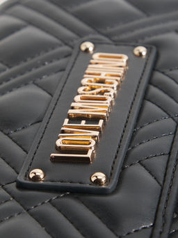 Женская сумка на плечо LOVE MOSCHINO QUILTED BAG Артикул 4623844, черный  фото 2