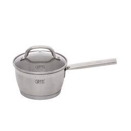 1510 GIPFEL Набор посуды ERA 6пр. (ковш 16х9см/1,5л, кастрюля 18х10см/2л, кастрюля 20х11см/3л со стеклянными крышками) с индукционным капсульным дном. Материал: нерж. сталь 18/10. Толщина 0,6мм  фото 4