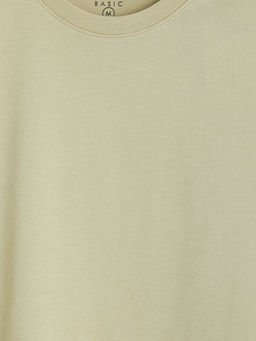 %100 Pamuk Regular Fit Basic Ti??rt