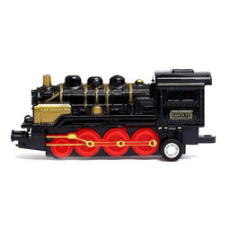 Поезд металлический Классика, с 4 вагонами, инерция, МИКС - Автоград фото 11