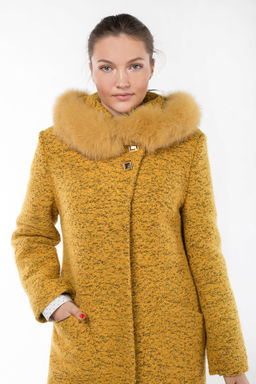 02-1734 Пальто женское утепленное - Империя пальто фото 7