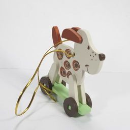 Елочные игрушки - Дворняжка белая 1013 Brown Spots - Idh фото 5