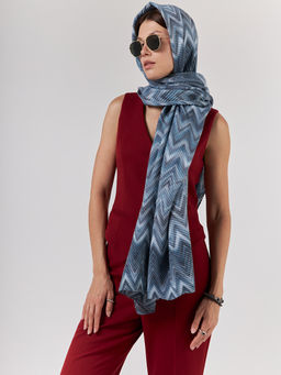 Большой, мягкий, тонкий и очень нежный двусторонний палантин с рисунком - Tantino фото 5