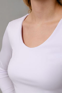 Арт. 12802/4 Лонгслив облегающий 44-50 (4 шт) Цвет:белый - Калинка фото 13