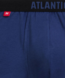 ATLANTIC 3MH-011 Трусы шорты Solid - набор 3 шт. темно-голубой + темно-синий + эспрессо  фото 5