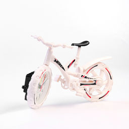 Часы настольные будильник детский «Велосипед», циферблат d-6.5 см, 12×22 см