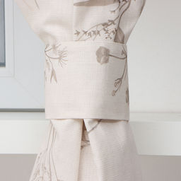 Комплект штор для кухни с подхватами Этель Flower herbarium, 149×180 см - 2 шт.