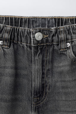 JEANS RELAXED BALLOON / Gris medio - Zara фото 3