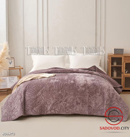 Покрывало на кровать велюровое