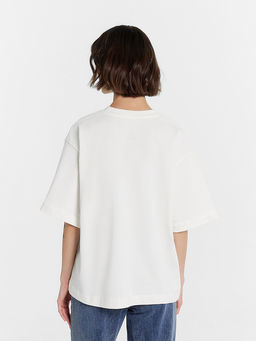 Футболка женская молочная с цитатой из фильма Ирония судьбы, или с легким паром! - Mark formelle фото 4