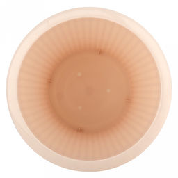 Горшок для цветов пластмассовый "Гамма плюс" 2,9л, д22см, h15,5см, пудровый (Россия)