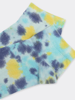 Цена за 5 пар! Короткие мужские носки в расцветке тай-дай - Mark formelle фото 3