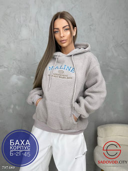 Худи унисекс с вышивкой - Bruno фото 2