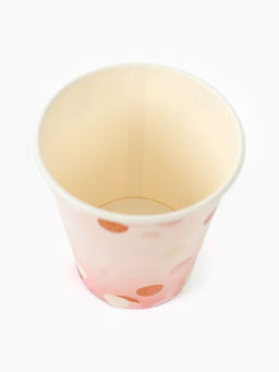 Цена за 2 шт. Стакан бумажный одноразовый «Розовая дымка», 250 мл, 6 шт