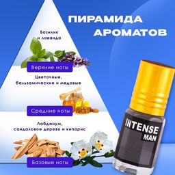 Духи масляные мужские Intense man, 3 мл