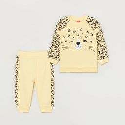CRB wear/CWNG 90062-30-299 Комплект для девочки (джемпер, брюки), светло-желтый/Ex.Cherubino фото 4
