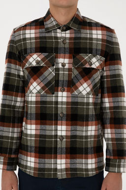 Erkek Bak_r Ekoseli Uzun Kollu Siyah G_mlek - U.s. polo assn фото 6