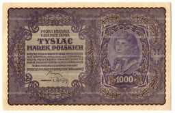 Банкнота 1000 марок 1919 года Польша