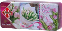 HILLTOP. 8 марта. Шкатулка Нежные тюльпаны 150 гр. жест.шкатулка