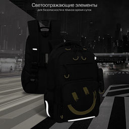 RB-659-3 Рюкзак школьный с чехлом для мелочей - Grizzly фото 15