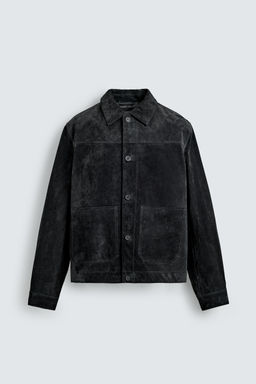 SUEDE LEATHER JACKET - Zara фото 7
