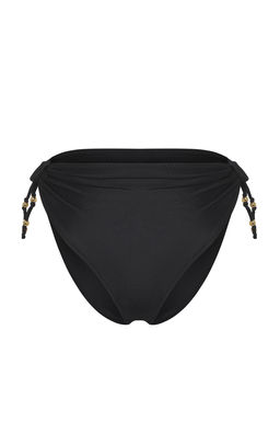 TRENDYOLMILLA Siyah Yuksek Bel Baglamal Brazilian Bikini Alt? TBESS25BA00031  фото 5