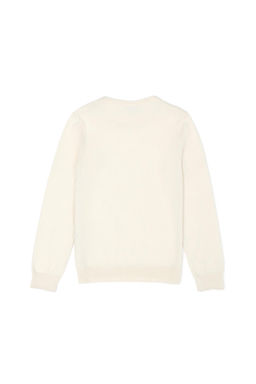 Кремовый базовый свитер для девочек - U.s. polo assn фото 3