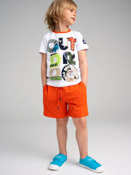 Комплект (95% хлопок) для мальчика: футболка, шорты