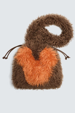 FAUX FUR SHOPPER BAG HARRY LAMBERT FOR ZARA X DISNEY