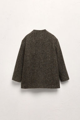 2-5 YEARS / LIMITED EDITION WOOL STAND COLLAR COAT - Zara фото 2