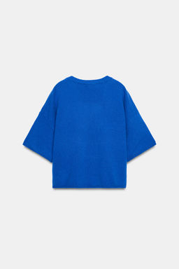 100% WOOL WIDE SLEEVE JUMPER - Zara фото 13