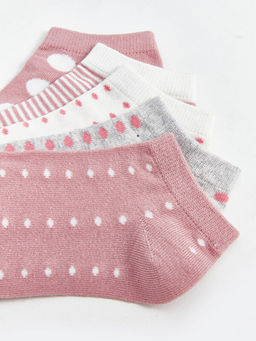 Desenli Kad?n Patik ?orap 5li Paket - Waikiki фото 3