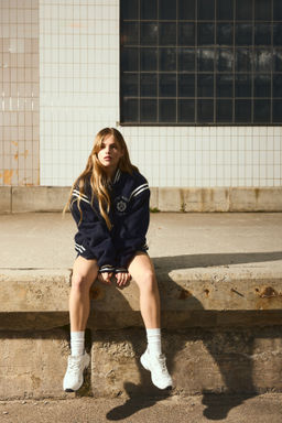 Chaqueta de b?isbol en polar - H&m фото 4