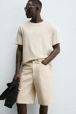 MERCERISED COTTON T-SHIRT
