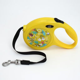 Рулетка 5 м Узоры, max = 25 кг, желтый - Пушистое счастье фото 3