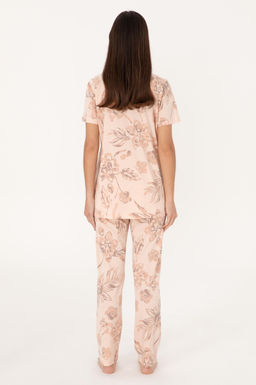 Kad_n Bej Pijama Tak_m_ Sepette S_rpriz _ndirim - U.s. polo assn фото 5