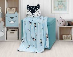 Покрывало-плед Голубая мечта фланель-микрофибра 150*200 см.