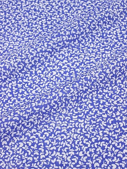 Вискоза с хлопком Ветерок на васильково-фиолетовом, ш.1.44м, хлопок-70%, вискоза-30%, 90гр/м.кв