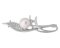 Брошь, жемчуг, FYN-0032