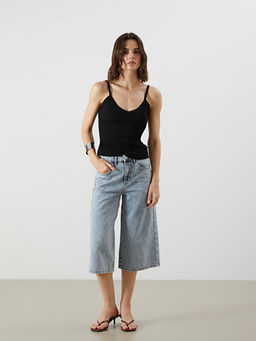 Капри женские Standart Fit Jean джинсовые стандартный крой