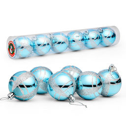 Набор шаров "Льдинка" (6см) в коробке